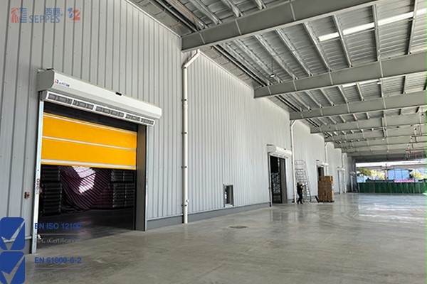 风幕机联动快速门